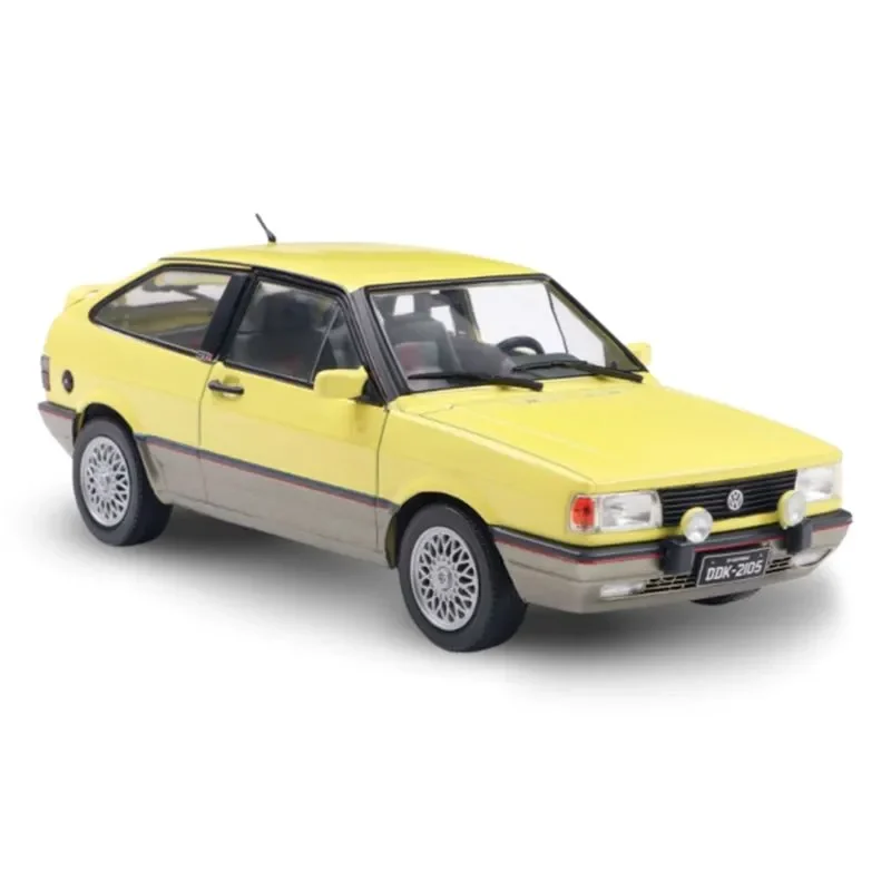 Miniatura Gol Gti 1993 Amarelo 1:24 California Classics